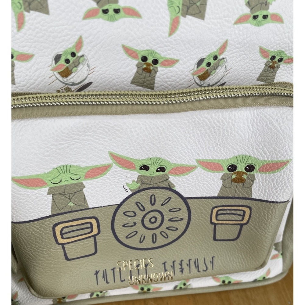 NEW, Disney Star Wars Mandalorian Baby Yoda Mini Backpack Dani Nicole NWT - Picture 2 of 8